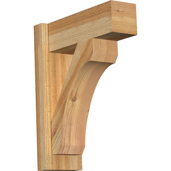 Ekena Millwork Legacy Block Rough Sawn Outlooker, Western Red Cedar, 6"W x 16"D x 20"H OUT06X16X20LEC05RWR - main